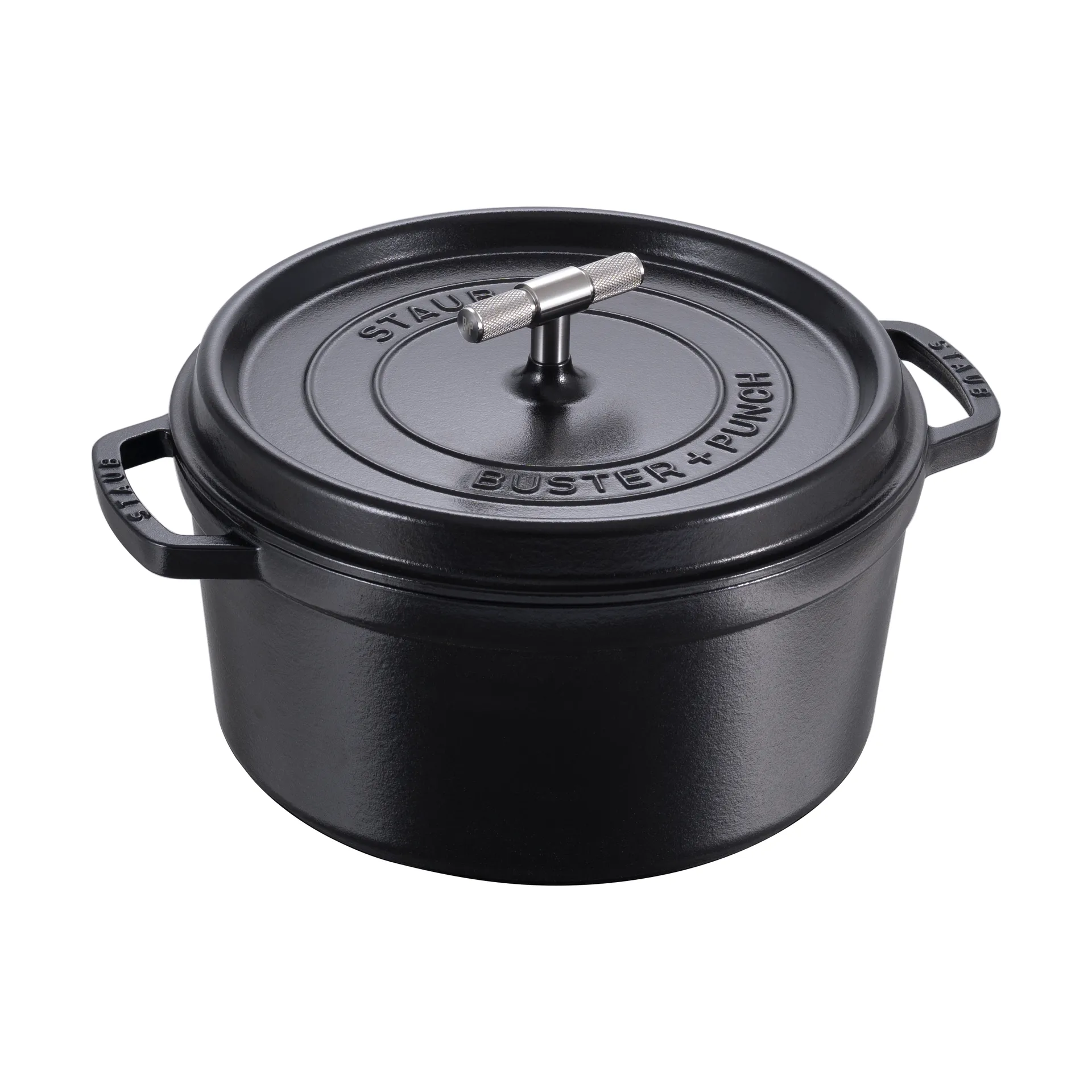 Buster & Punch gryte støpejern rustfritt stål, 6,75 L STAUB