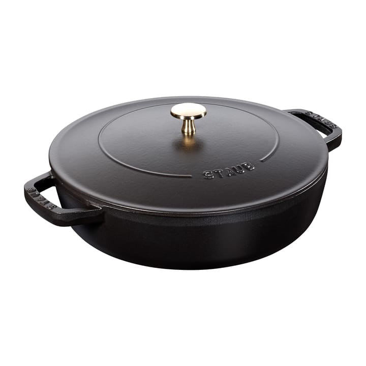 Chistera kasserolle Ø28 cm 3,7 L, Svart STAUB