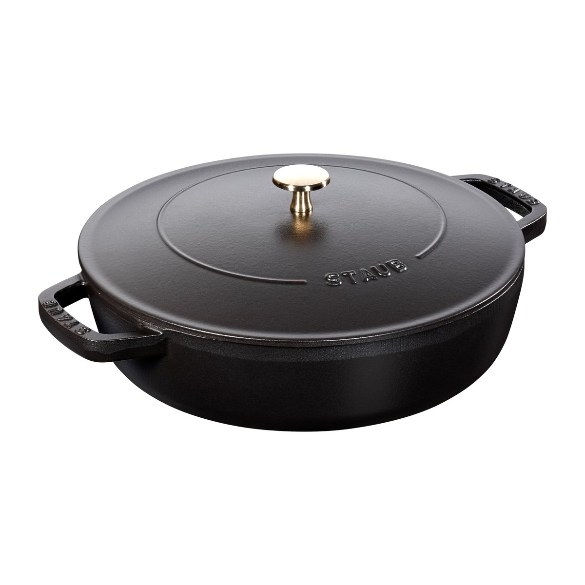 STAUB Chistera kasserolle Ø28 cm 3,7 L Svart