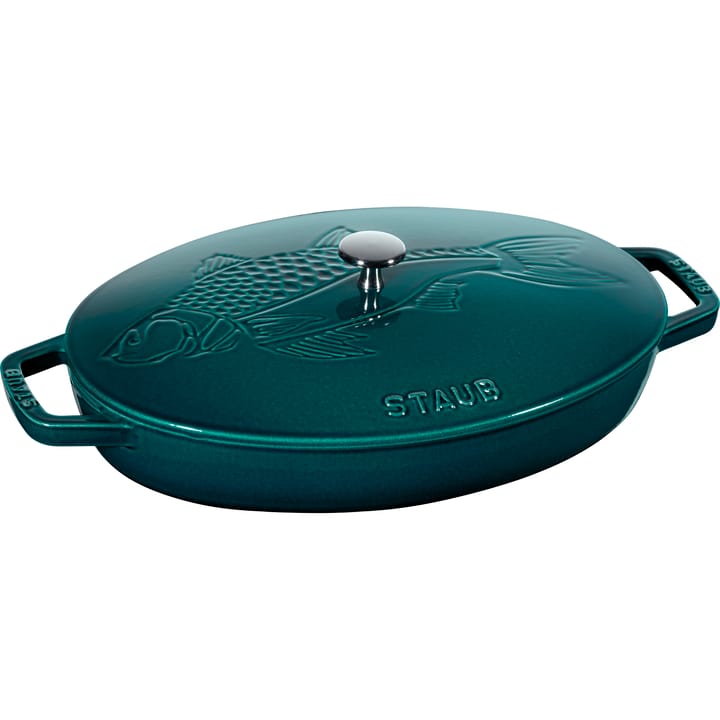 La Mer oval gryte, tre lager emalje - 32 cm - STAUB