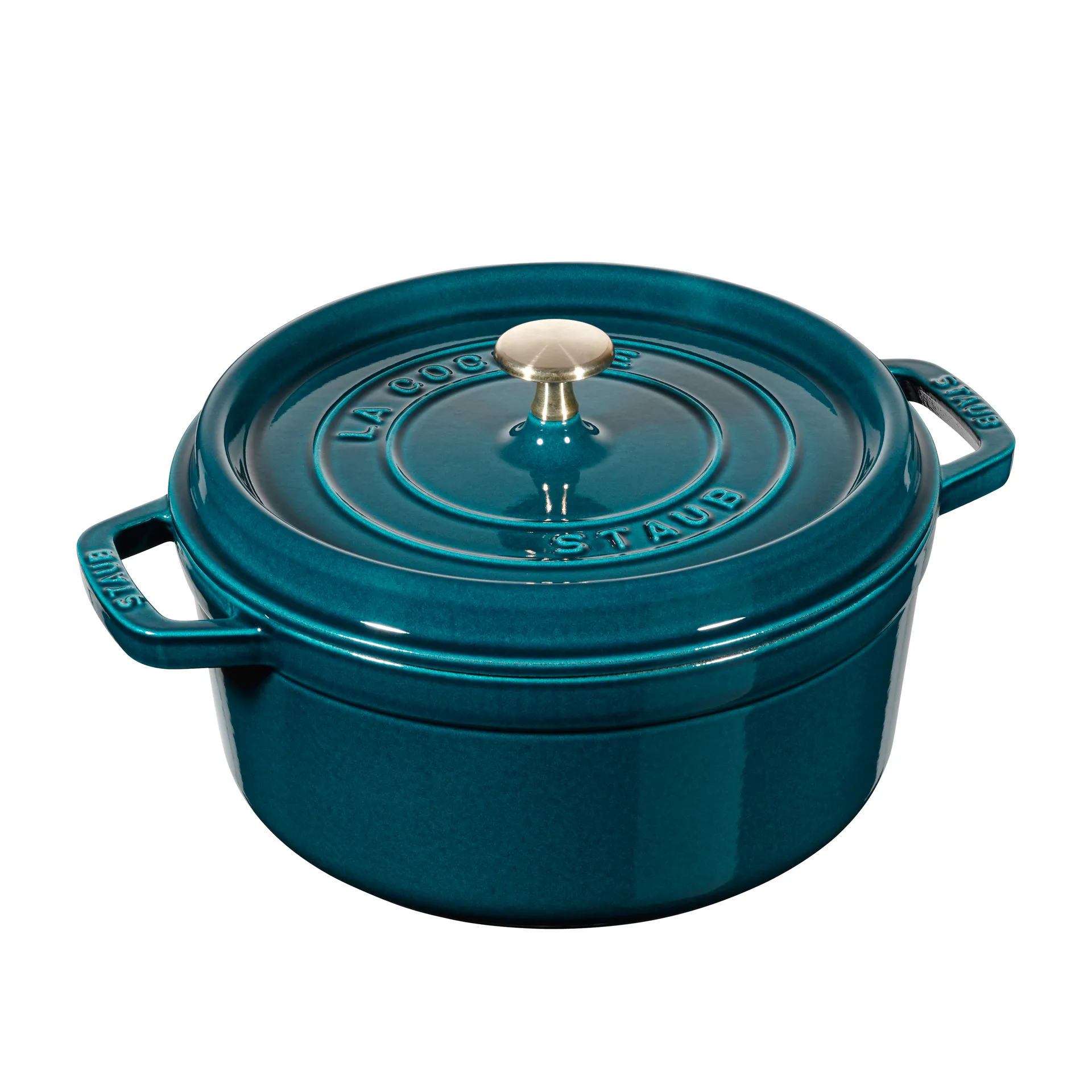 La Mer rund gryte, tre lager emalje, 3,8 l STAUB