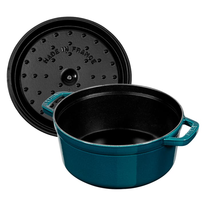 La Mer rund gryte, tre lager emalje, 3,8 l STAUB