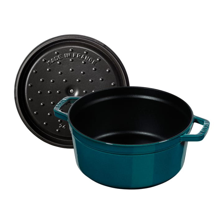 La Mer rund gryte, tre lager emalje, 5,2 l STAUB