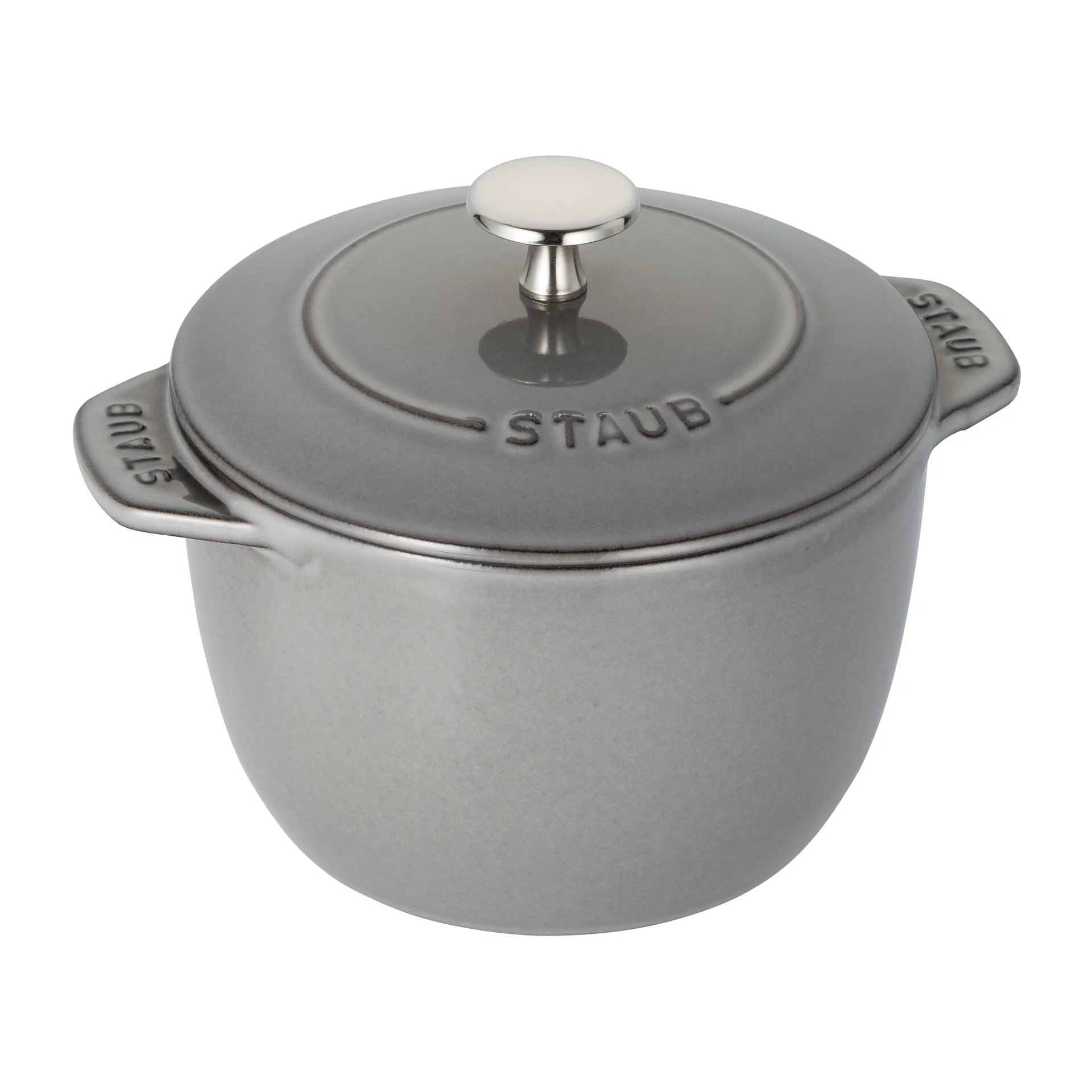 Rice cocotte støpejernsgryte 1,6 L, Grå STAUB
