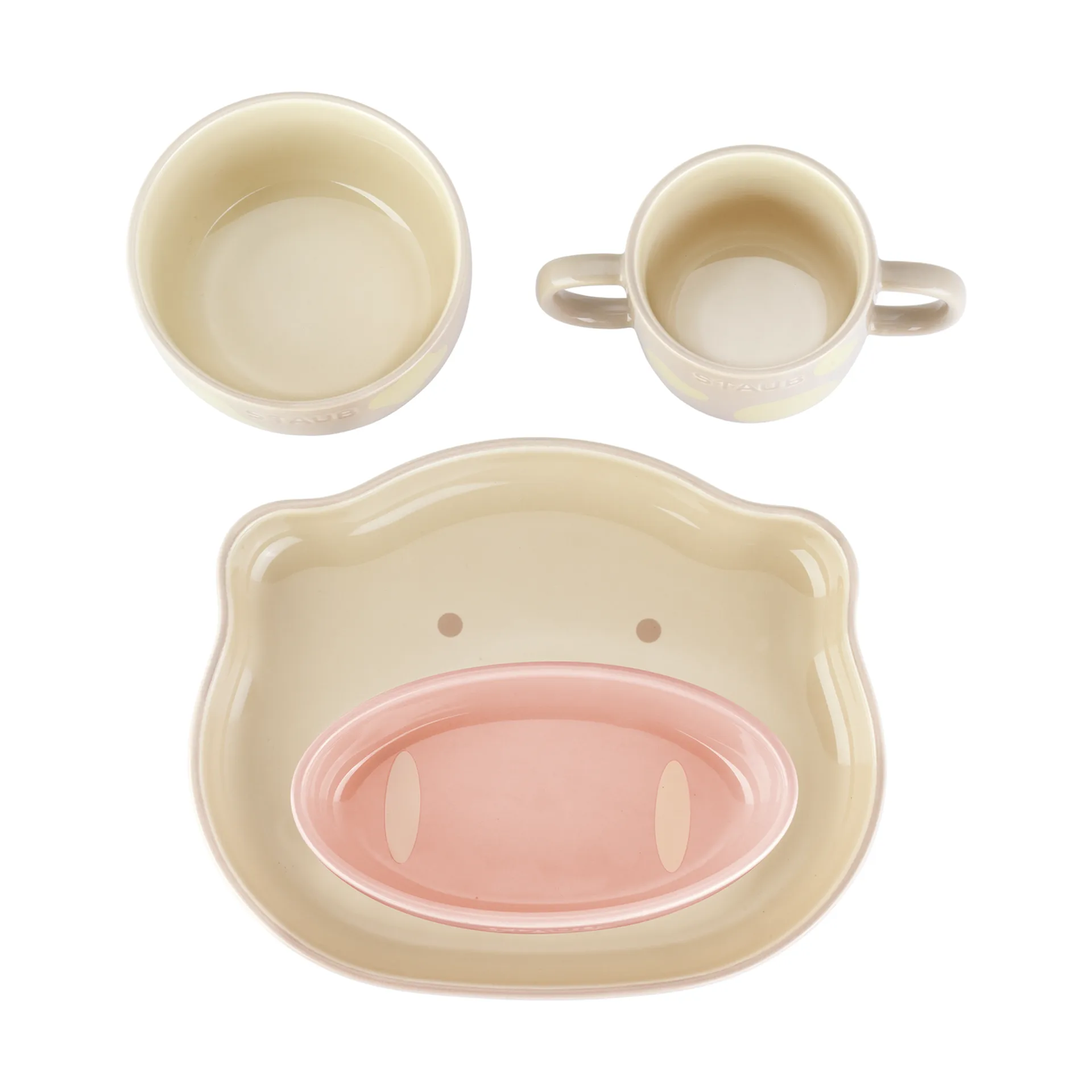 Staub barneservise 4 deler, Beige STAUB