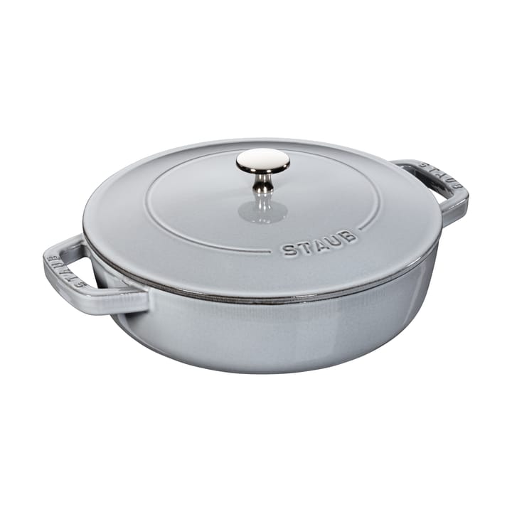 Staub Chistera traktørpanne støpejern Ø24 cm - Grafittgrå - STAUB