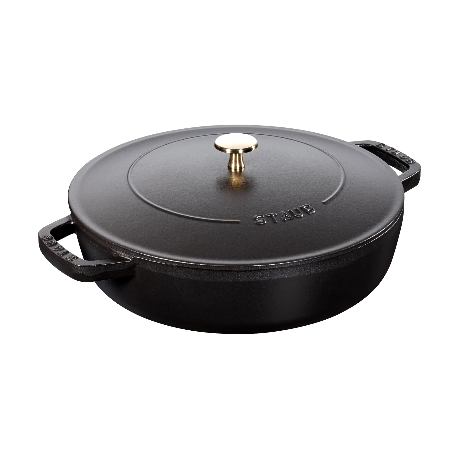 Staub Chistera traktørpanne støpejern Ø24 cm, Svart STAUB