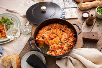 Staub Chistera traktørpanne støpejern Ø24 cm - Svart - STAUB
