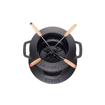 Staub fonduesett 1,1 l - svart - STAUB