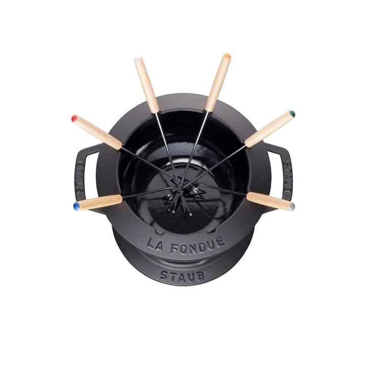 Staub fonduesett 1,65 l, svart STAUB