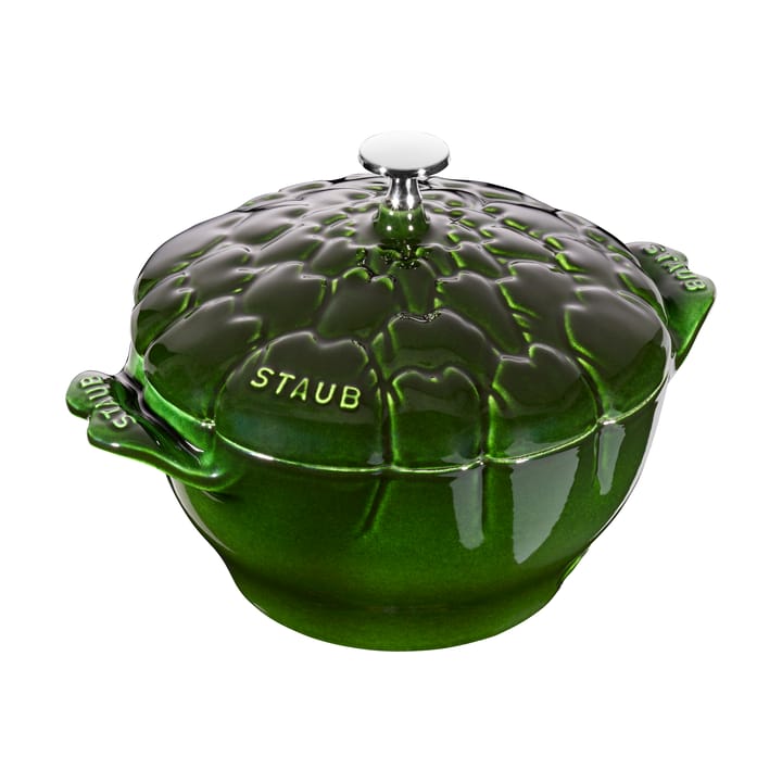 Staub La Cocotte gryte artisjokk 3 L - Basilikagrønn - STAUB