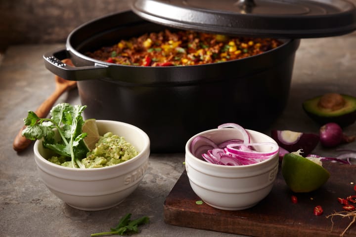 Staub La Cocotte oval gryte støpejern 8 L, Svart STAUB