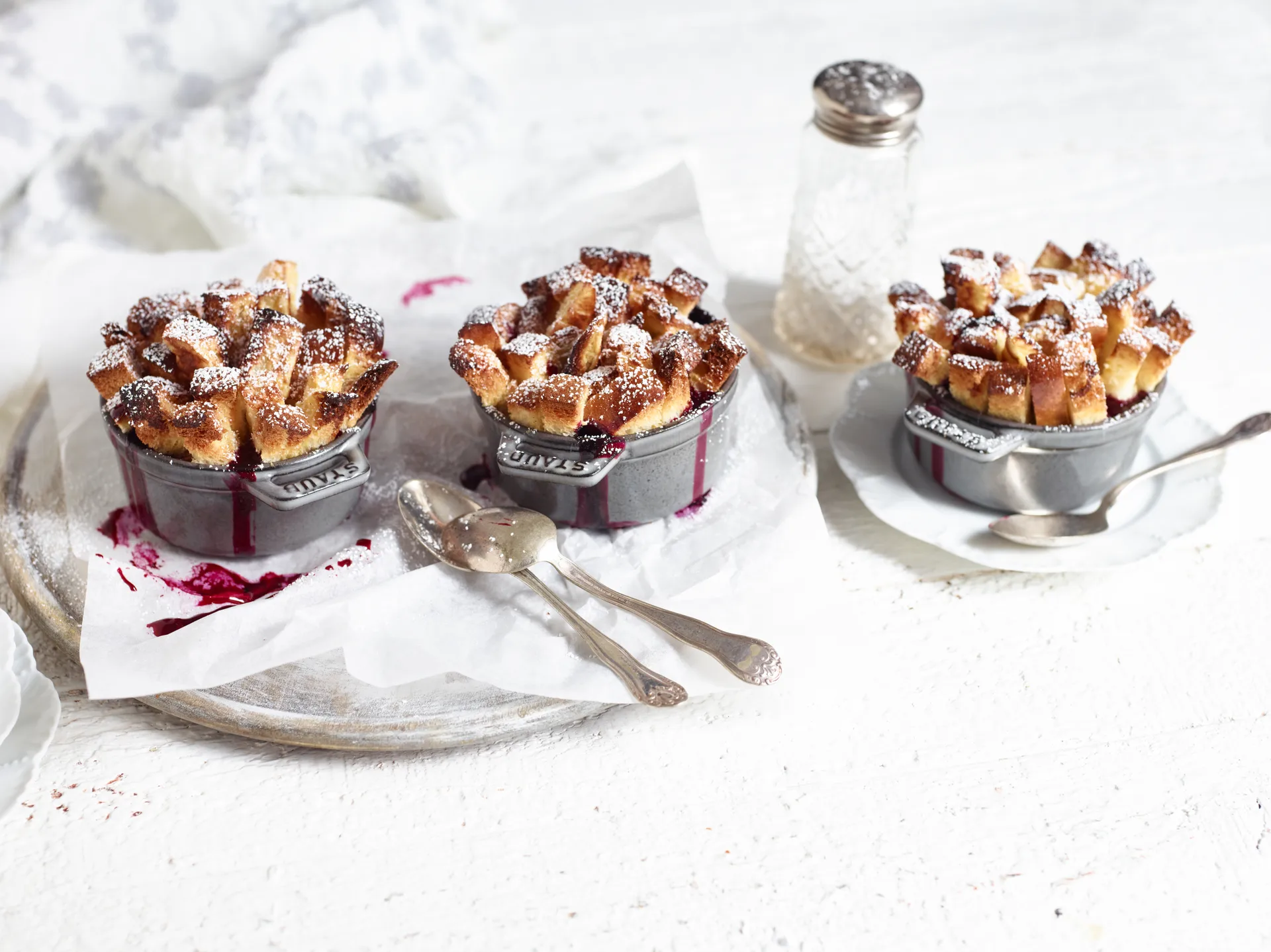 Staub La Cocotte rund gryte støpejern 0,25 L, Grafittgrå STAUB