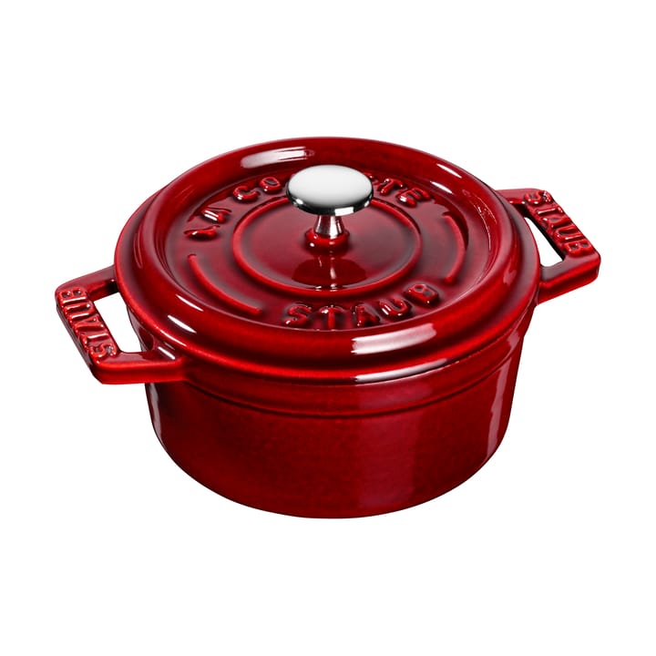 Staub La Cocotte rund gryte støpejern 0,25 L - Grenadinerød - STAUB