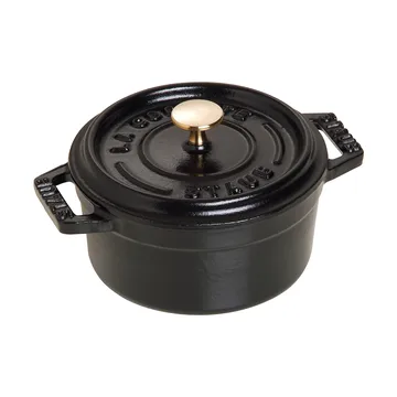 Staub La Cocotte rund gryte støpejern 0,25 L - Svart - STAUB