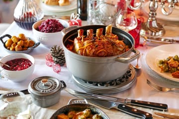 Staub La Cocotte rund gryte støpejern 12,6 L - Grafittgrå - STAUB