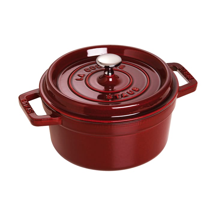 Staub La Cocotte rund gryte støpejern 2,6 L - Grenadinerød - STAUB
