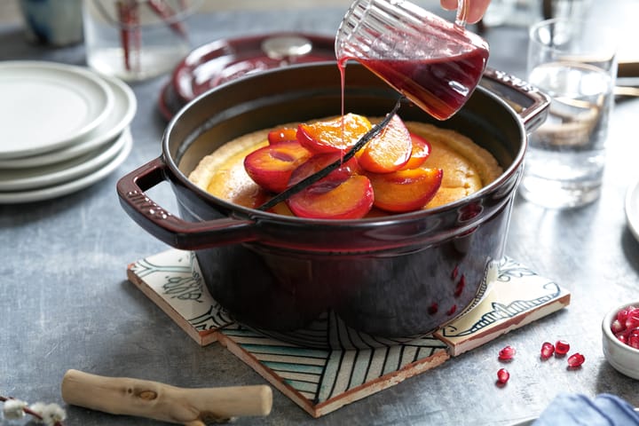 Staub La Cocotte rund gryte støpejern 2,6 L, Grenadinerød STAUB