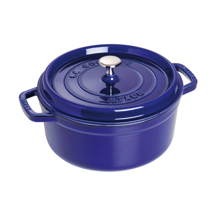 Staub La Cocotte rund gryte støpejern 2,6 L - Mørkblå - STAUB