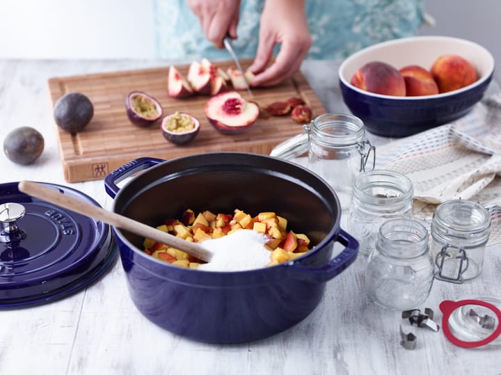 Staub La Cocotte rund gryte støpejern 2,6 L, Mørkblå STAUB
