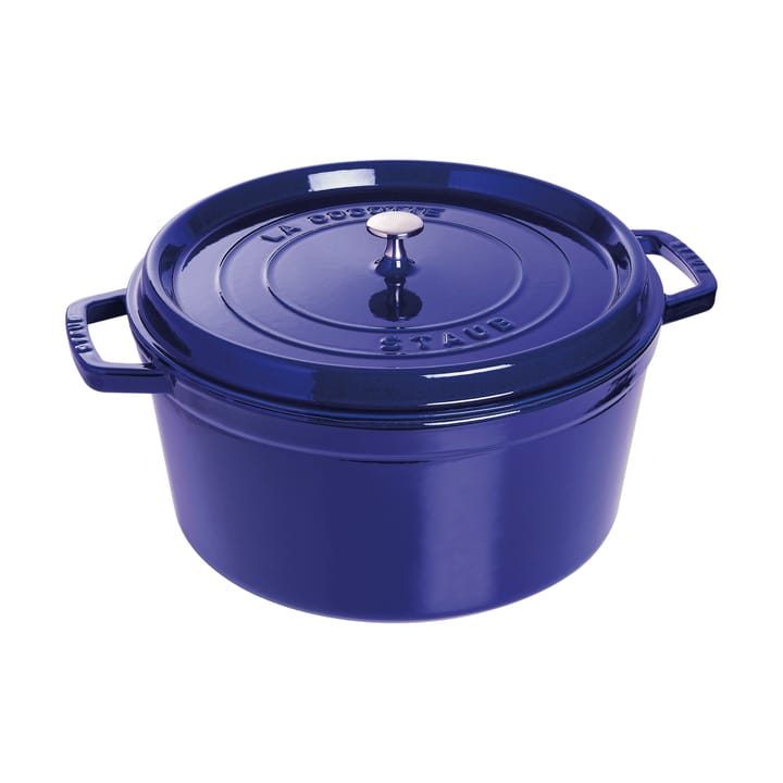 Staub La Cocotte rund gryte støpejern 8,4 L - Mørkblå - STAUB