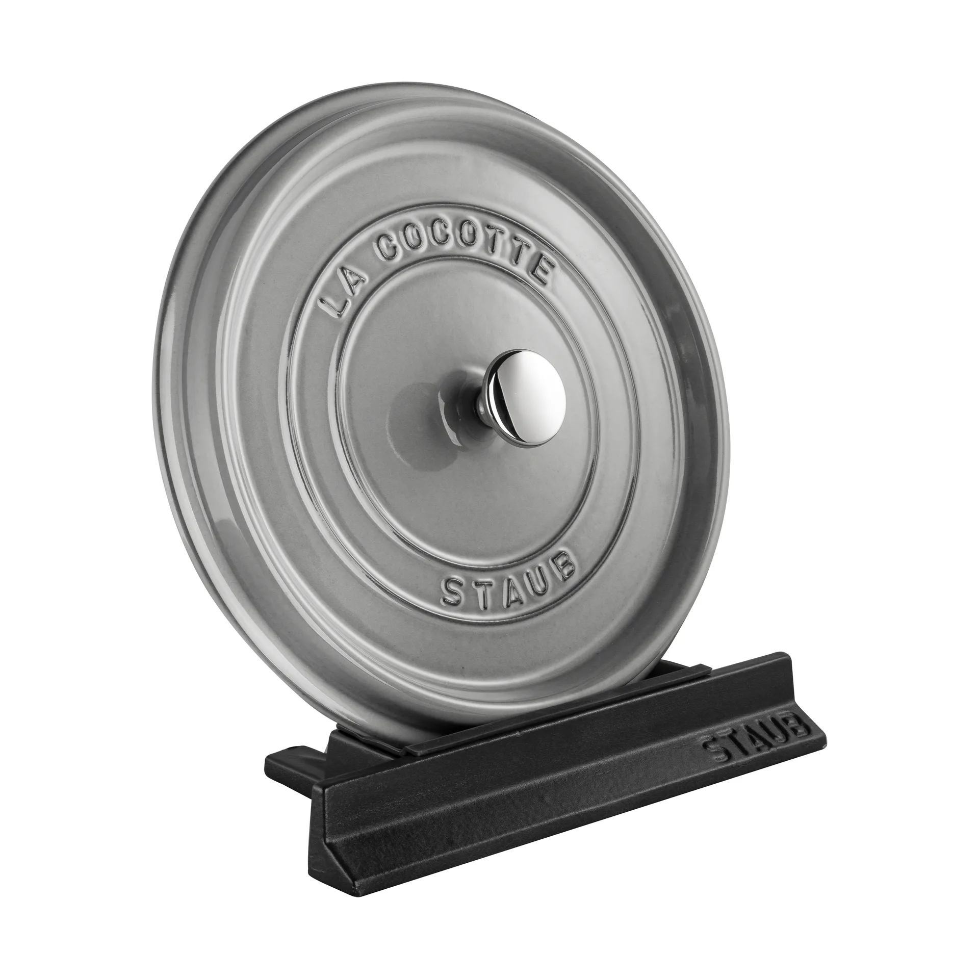 Staub lokkholder støpejern-silikon, Svart STAUB