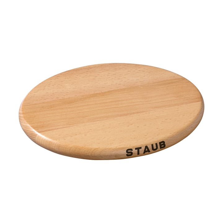 Staub magnetisk gryteunderlag oval bøk - 15 cm - STAUB