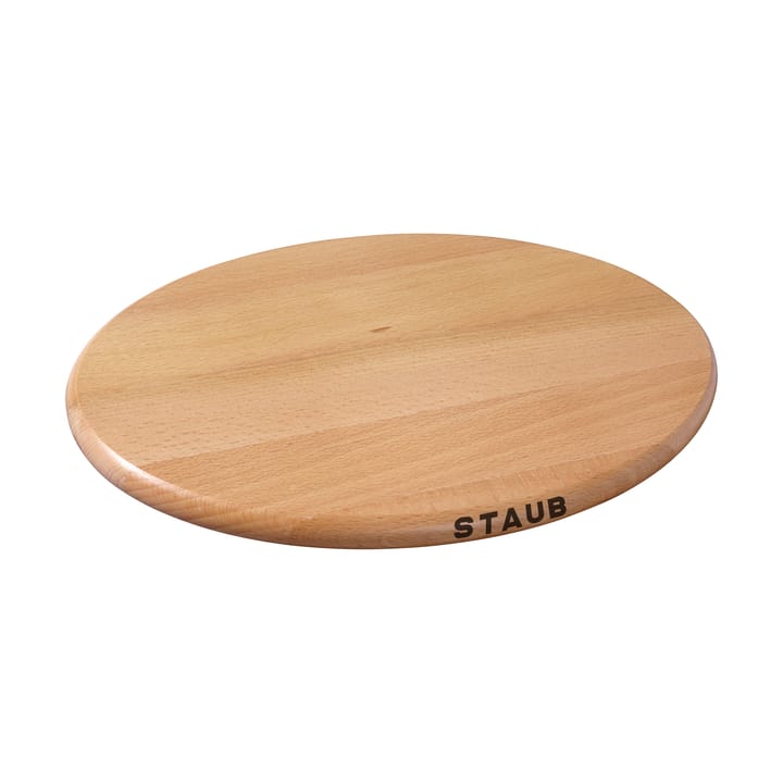 Staub magnetisk gryteunderlag oval bøk - 29 cm - STAUB