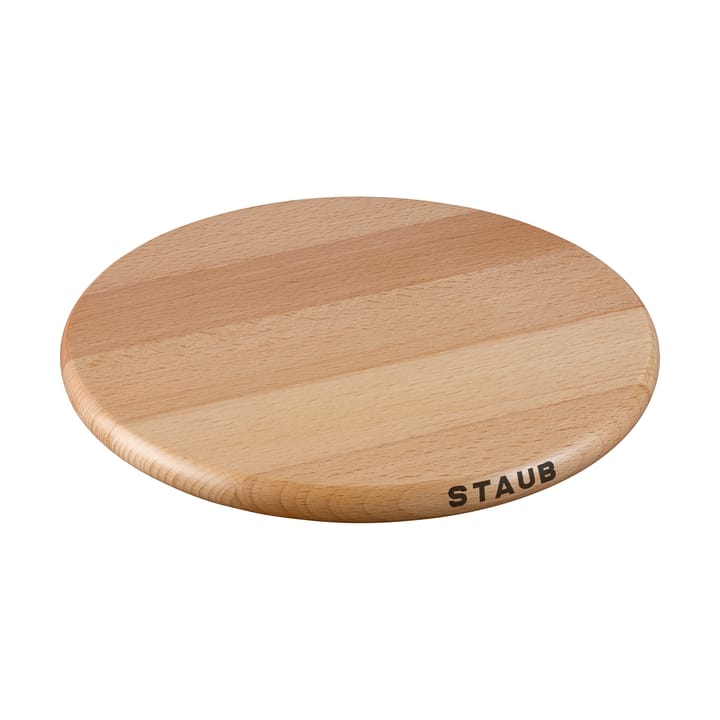 Staub magnetisk gryteunderlag rund bøk - 23 cm - STAUB