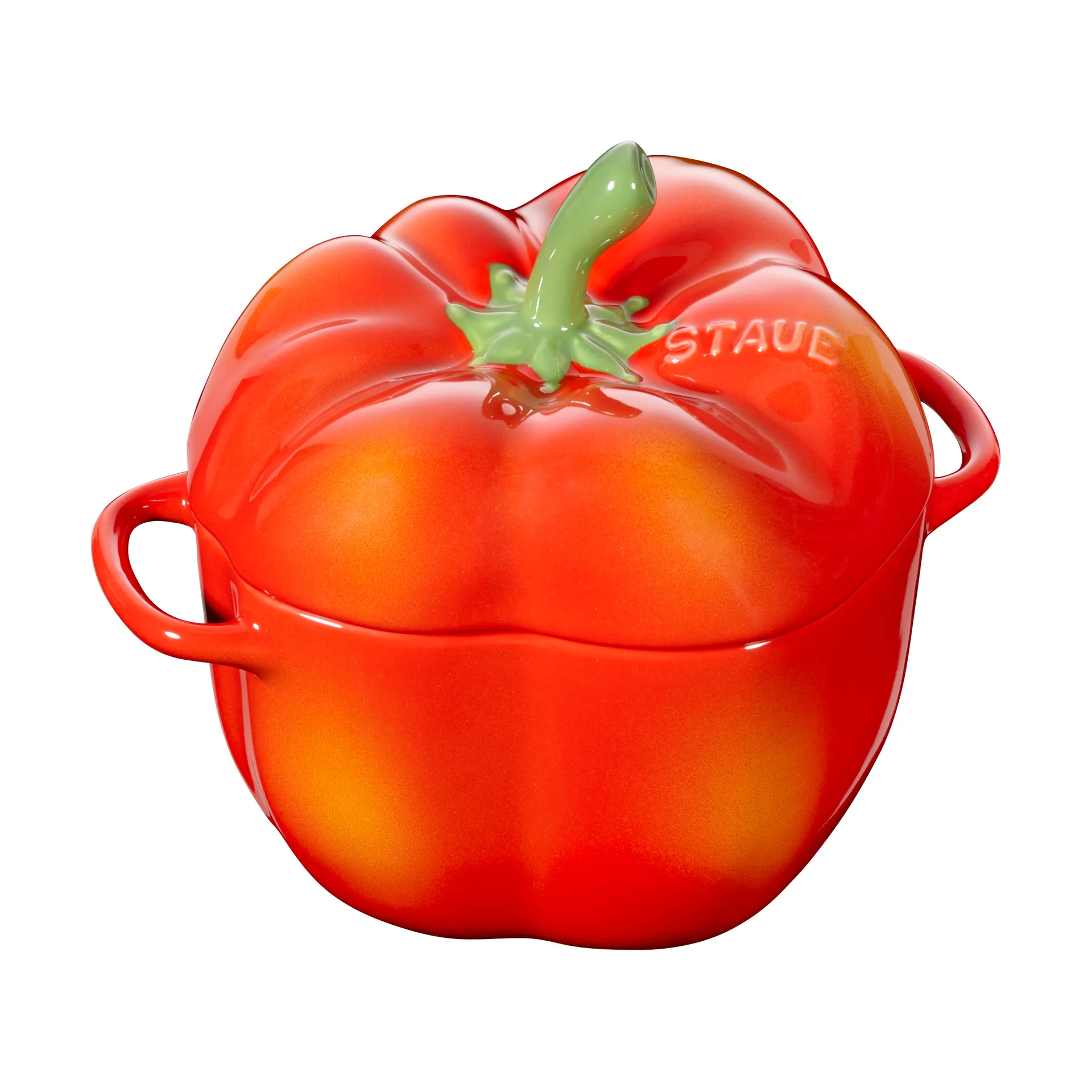 Staub mini gryte paprika 0,47 L, Orange-rød STAUB