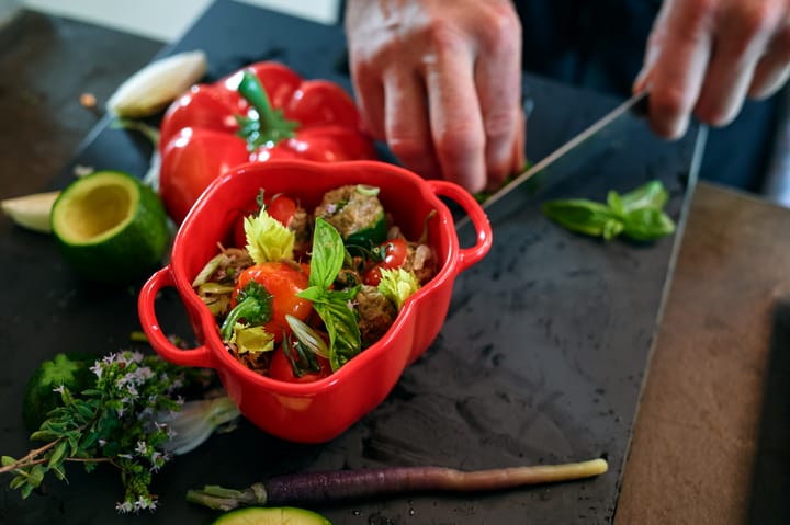 Staub mini gryte paprika 0,47 L, Orange-rød STAUB