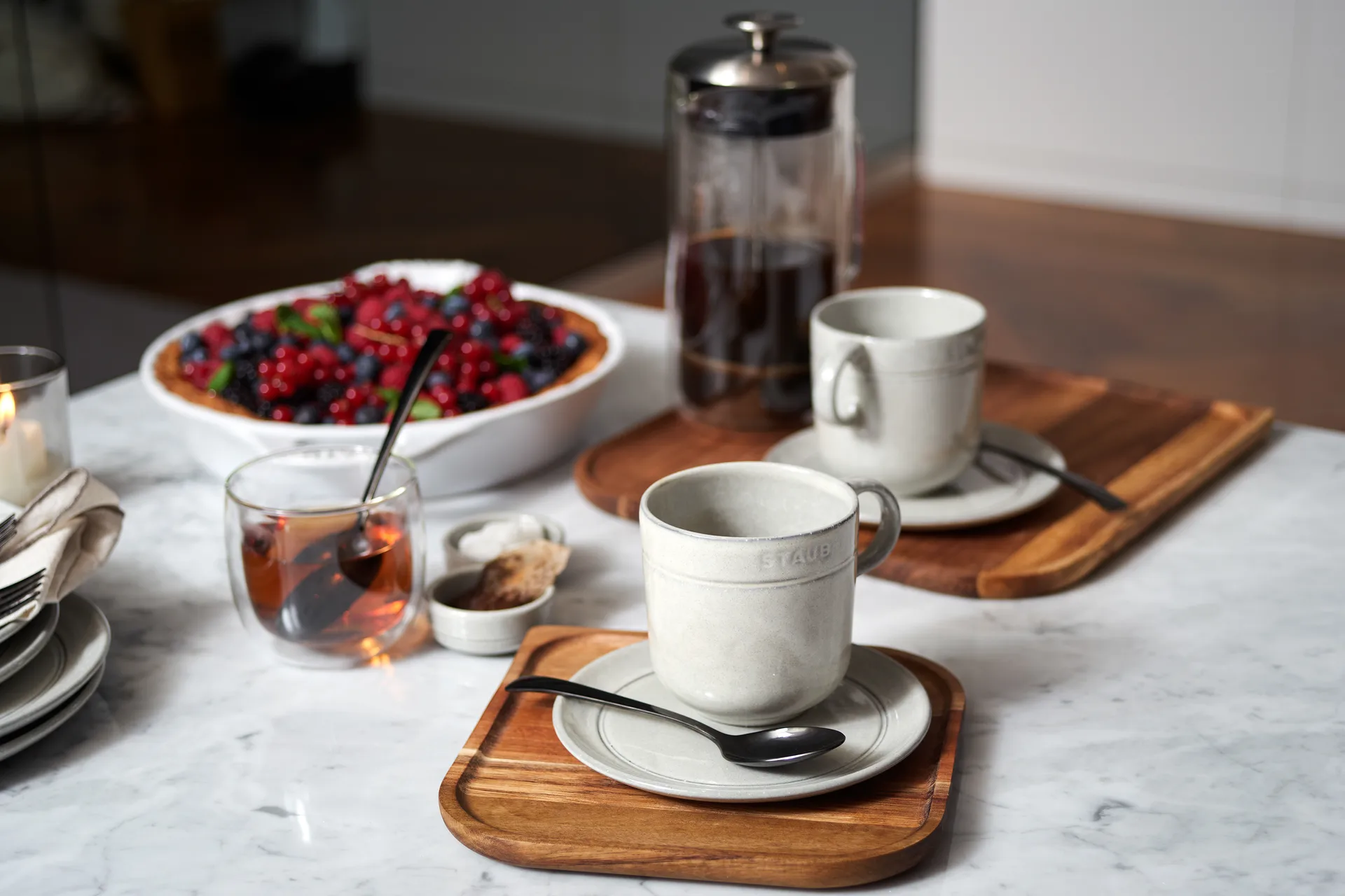 Staub New White Truffle asjett, Ø 15 cm STAUB