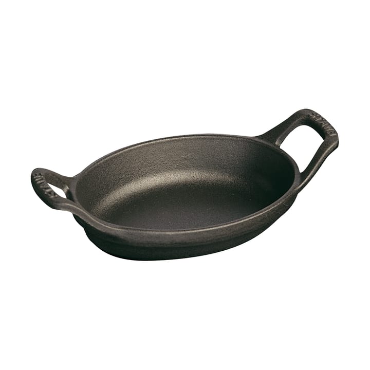 Staub oval ovnsform støpejern 15 cm - Svart - STAUB