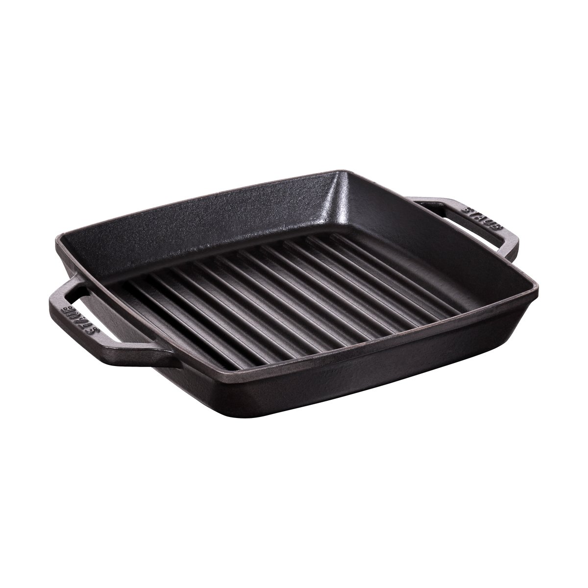 STAUB Staub Pure grillpanne støpejern kvadrat svart 23 cm
