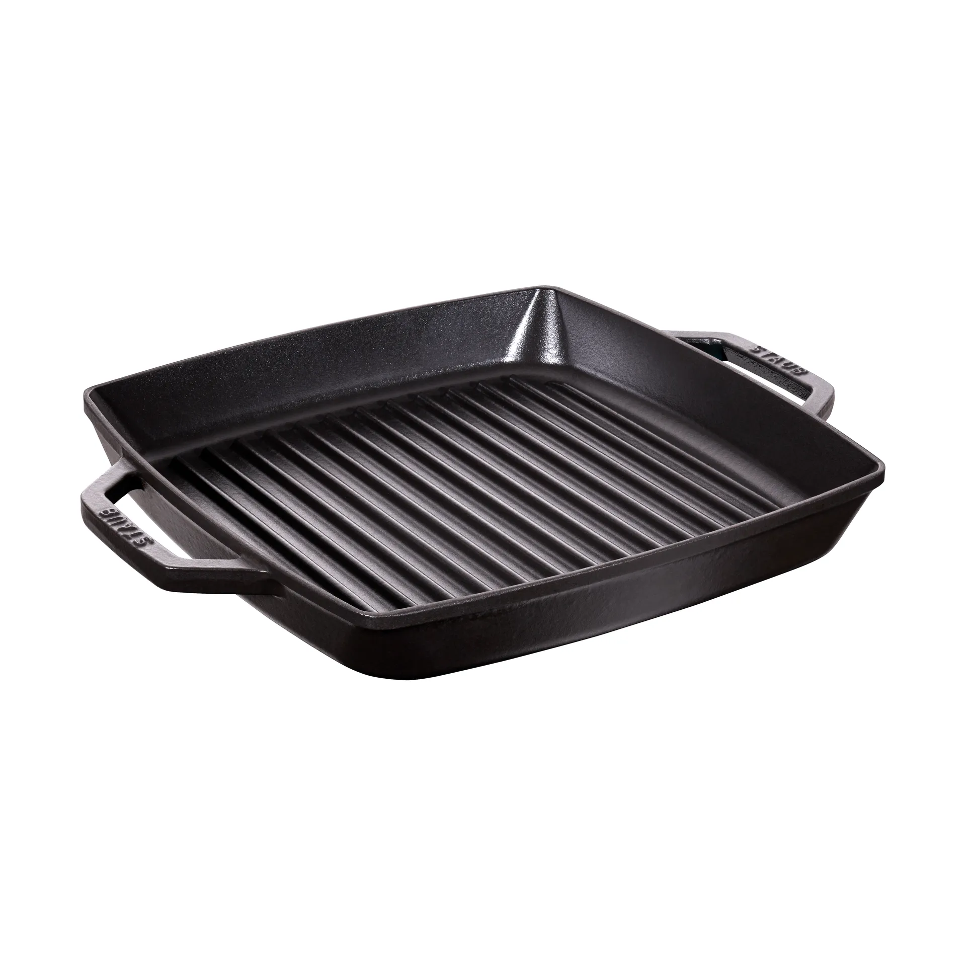 Staub Pure grillpanne støpejern kvadrat svart, 28 cm STAUB