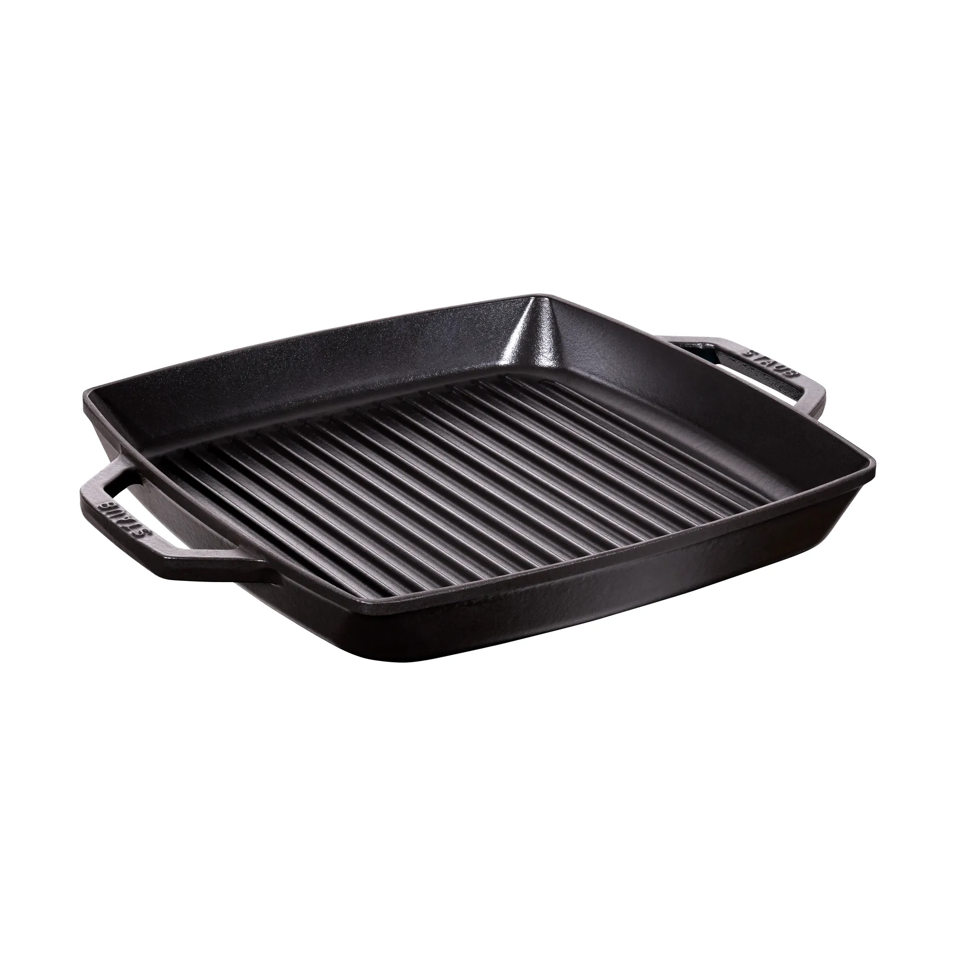 Staub Pure grillpanne støpejern kvadrat svart, 33 cm STAUB