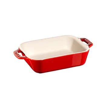 Staub rektangulær ovnsform 14x11 cm - rød - STAUB