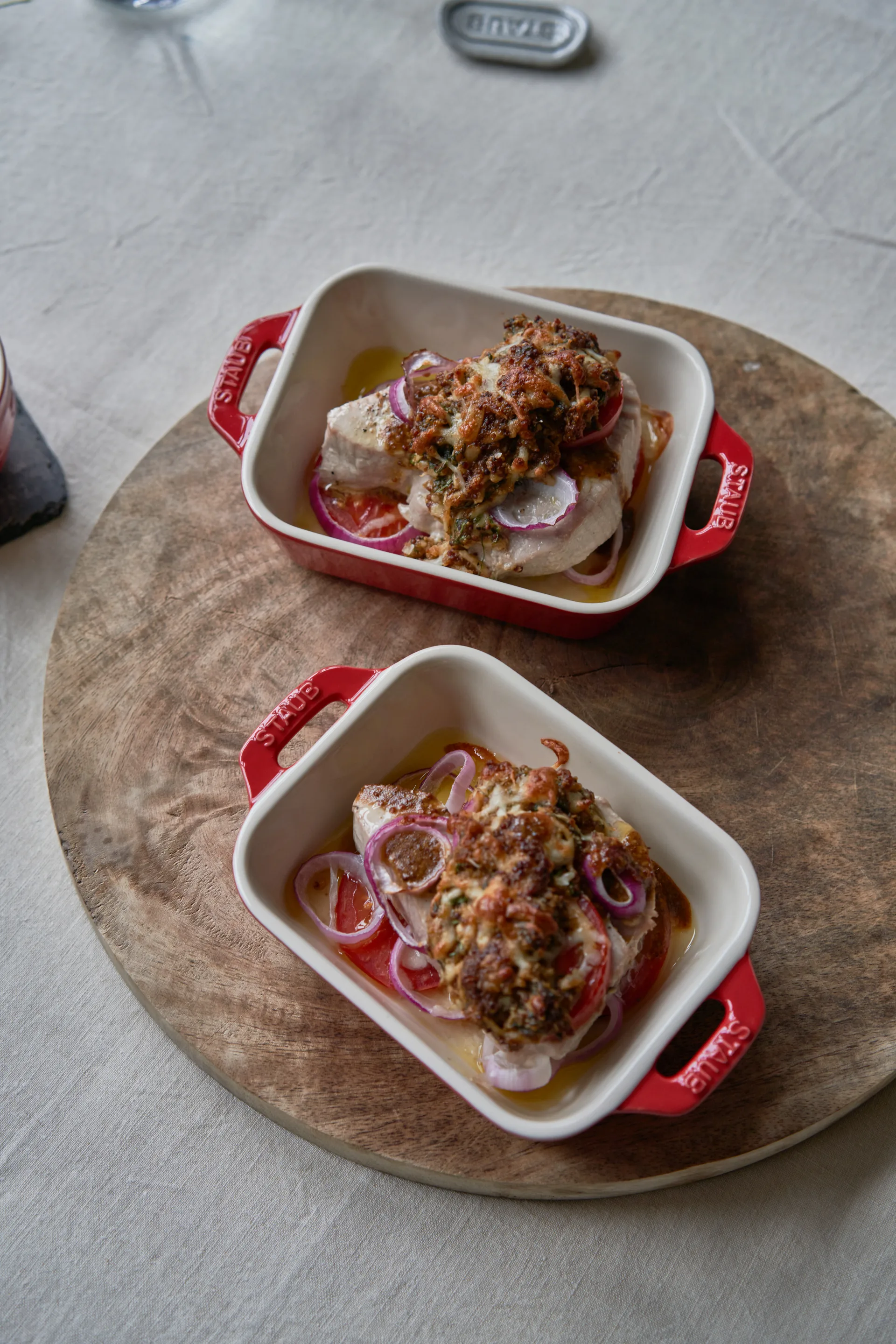 Staub rektangulær ovnsform 14x11 cm, rød STAUB