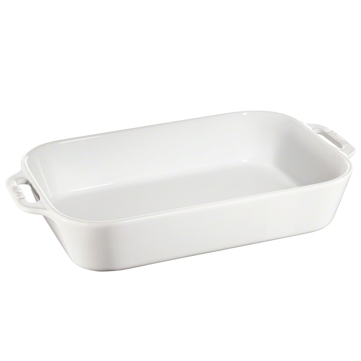 rektangulær ovnsform 34 x 24 cm hvit