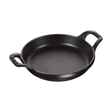 Staub rund ildfast form støpejern Ø20 cm - Svart - STAUB