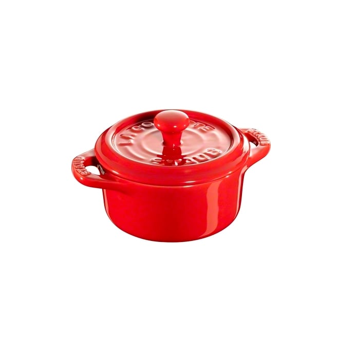 STAUB Staub rund minigryte 0,2 l rød