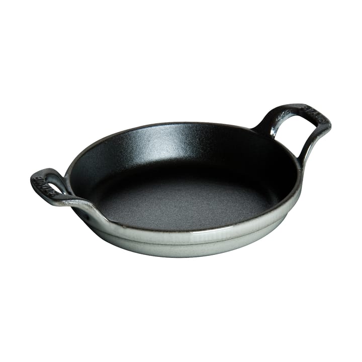 Staub rund ovnsform støpejern Ø12 cm - Grafittgrå - STAUB