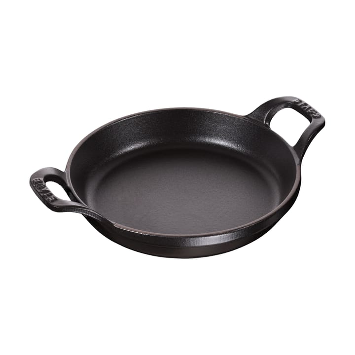 Staub rund ovnsform støpejern Ø12 cm - Svart - STAUB