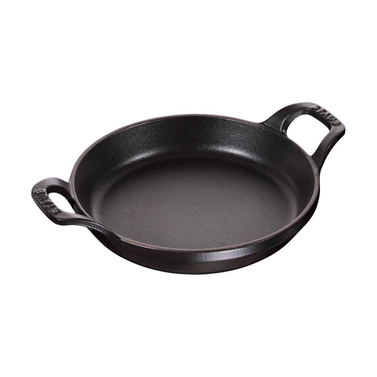 STAUB Staub rund ovnsform støpejern Ø12 cm Svart
