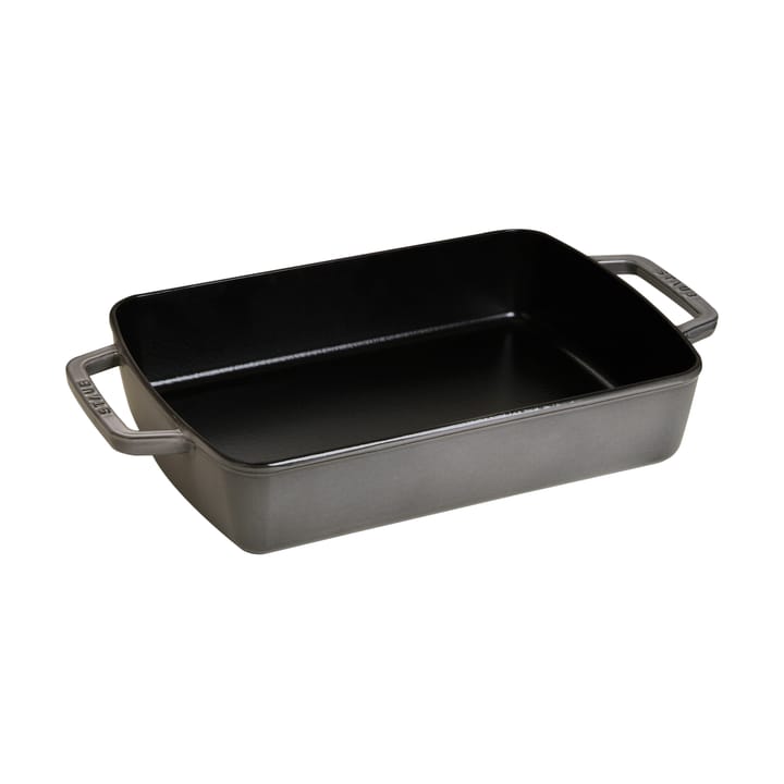 Staub Specialities ovnsform 30x20 cm - Grafittgrå - STAUB