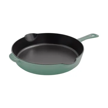 Staub stekepanne støpejern med helletut Ø28 cm - Eukalyptus - STAUB