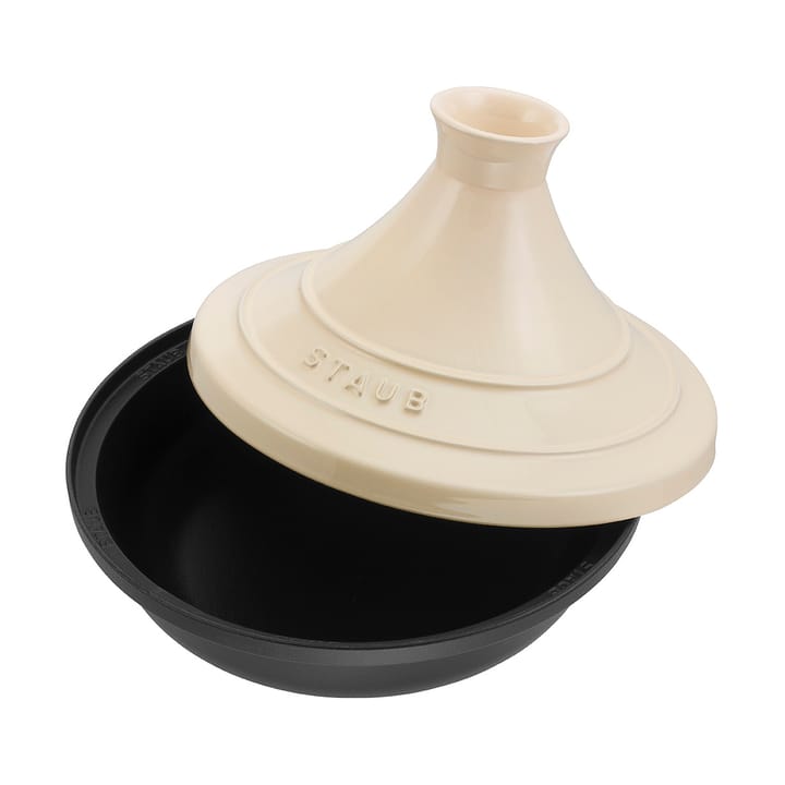 Staub Tagine støpejern svart-beige - 28 cm - STAUB