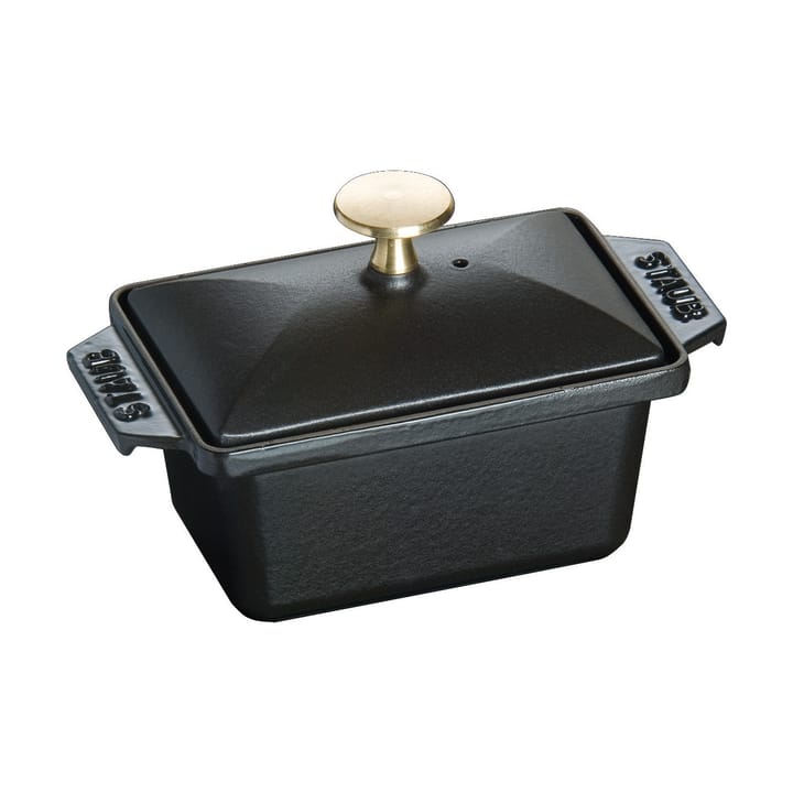 Staub Terrine ovnsform støpejern svart - 15x11 cm - STAUB