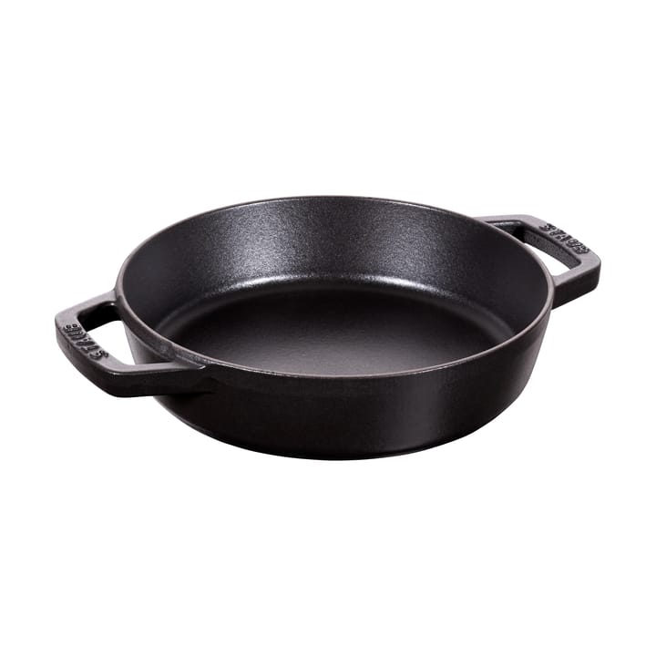 Staub traktørpanne støpejern 2 håndtak svart - Ø20 cm - STAUB