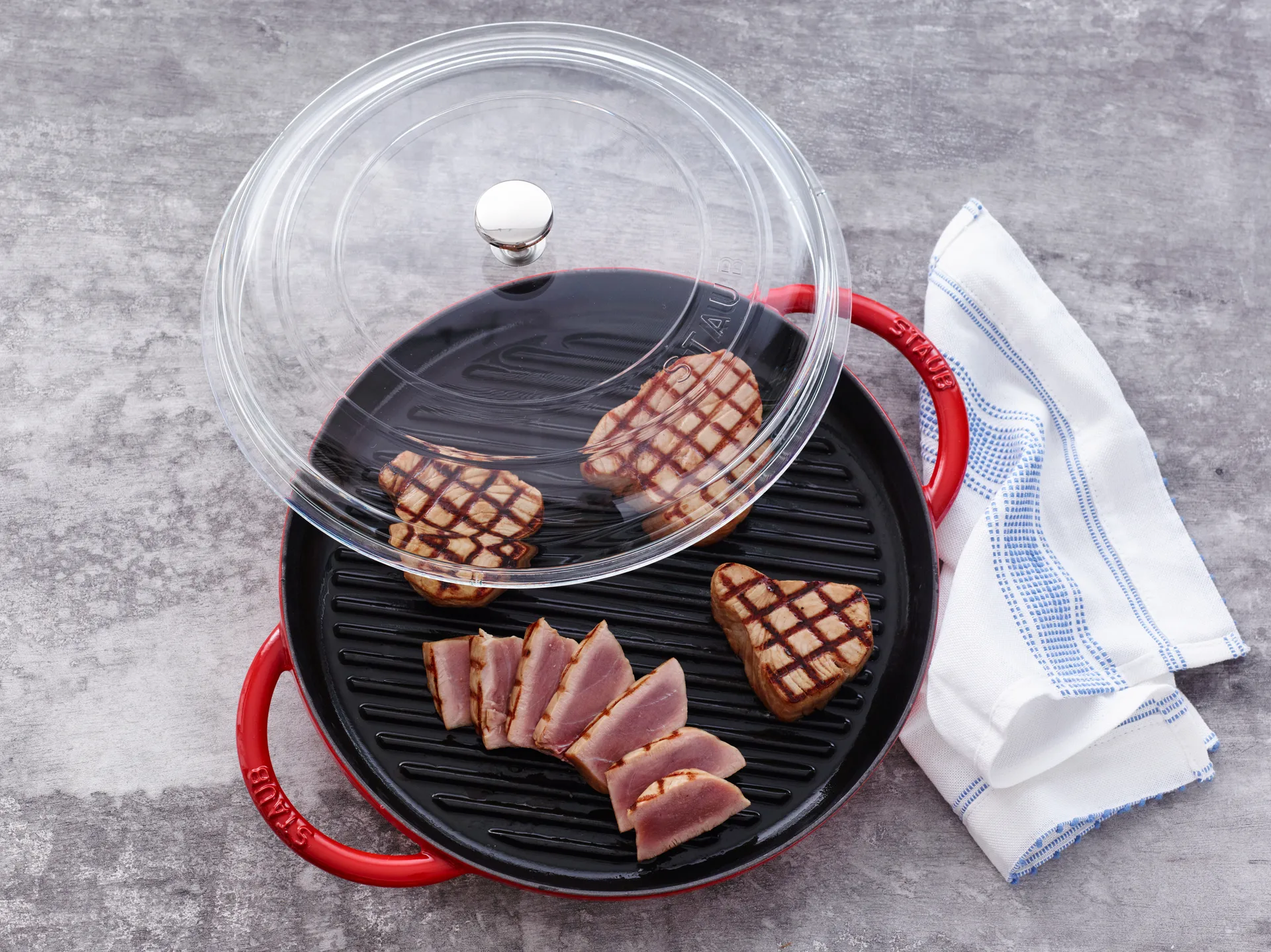 Staub traktørpanne støpejern 2 håndtak svart, Ø20 cm STAUB